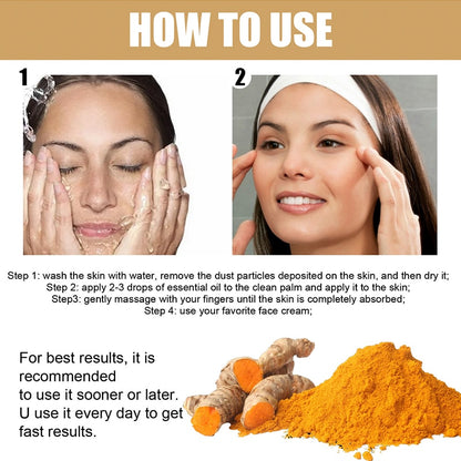 30ml Turmeric Oil Skin To Lightening Acne Dark Patches