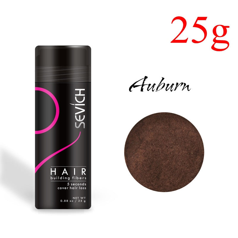 Hair Building Fiber + Applicator Keratin Fiber Hair Spray