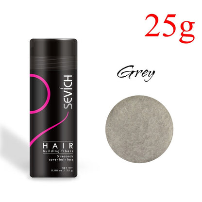 Hair Building Fiber + Applicator Keratin Fiber Hair Spray