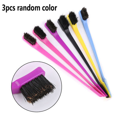 Beauty Double Side Edge Control Hair Comb Hair Brush