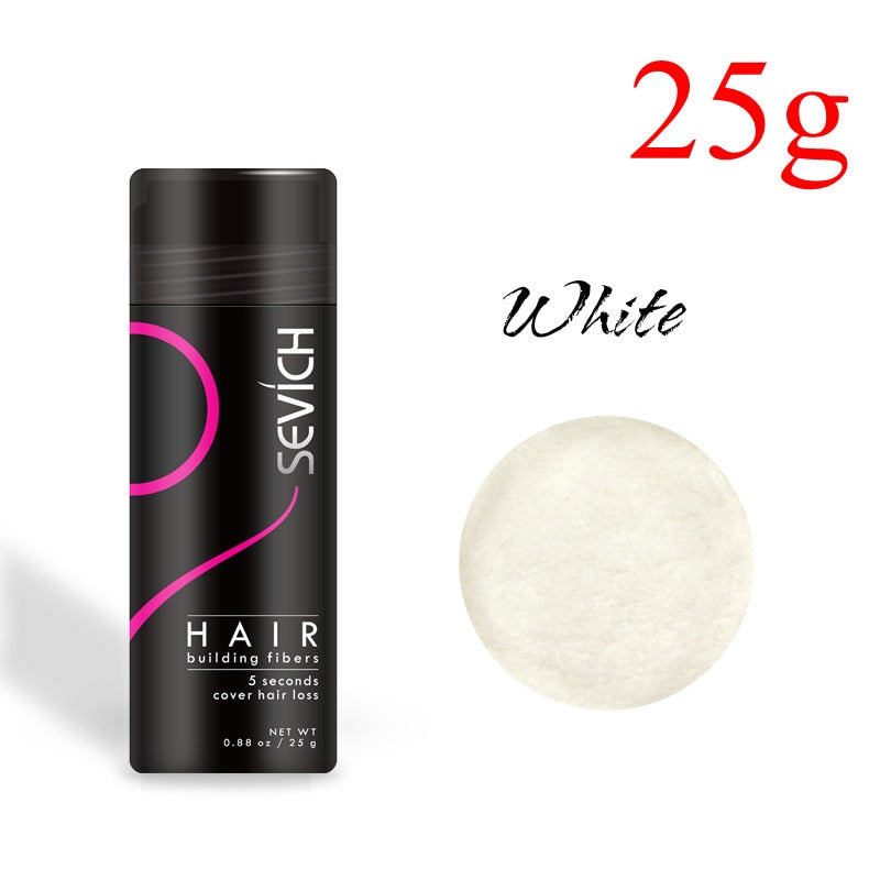 Hair Building Fiber + Applicator Keratin Fiber Hair Spray