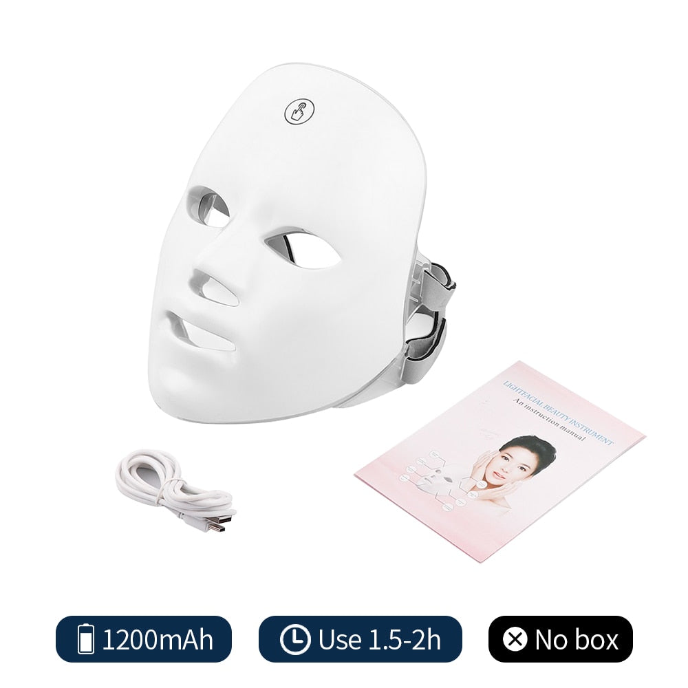 7 Colors LED Facial Mask Photon Therapy