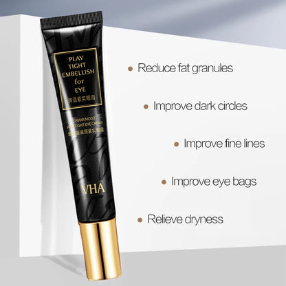 Caviar Moisturizing Eye Cream Avocado Soothes Dark Circles Eye Cream Night Repair Day Nourishing Firming Skin Eye Essence Cream