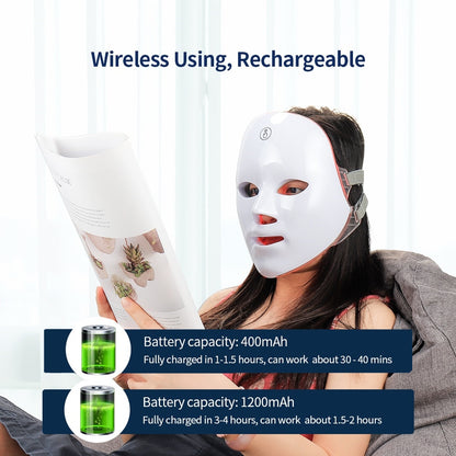 7 Colors LED Facial Mask Photon Therapy