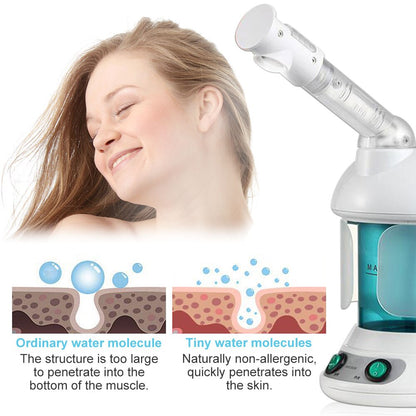 2 In 1 Steam Sauna Facial Vaporizer Hair Steamer Humidifier