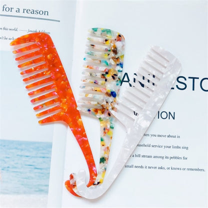 Acetate Anti-static Massage Hair Combs with Hook